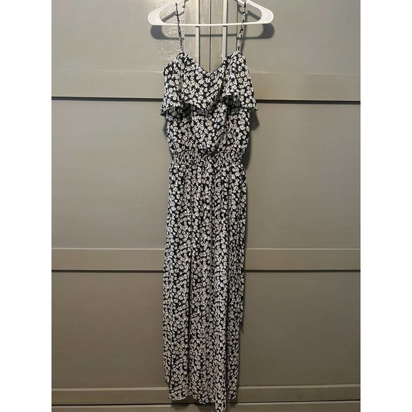 Heartsoul Womens Small Multi-Color Floral 100%‎ Polyester Pant Jumpsuit-Sz Small - Picture 1 of 9